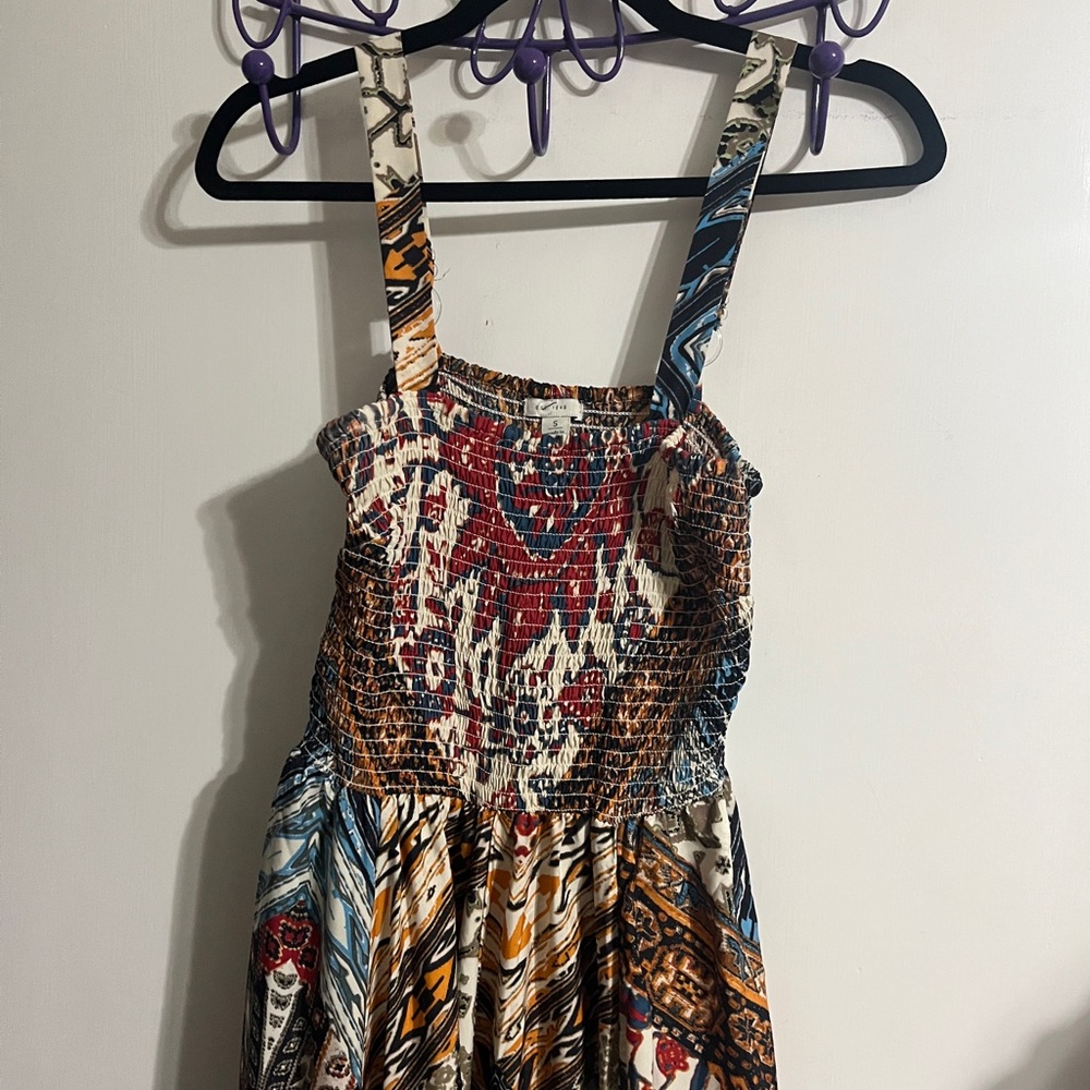 💝 Small Colorful Multi Patterned Maxi Dress - Picture 4 of 14